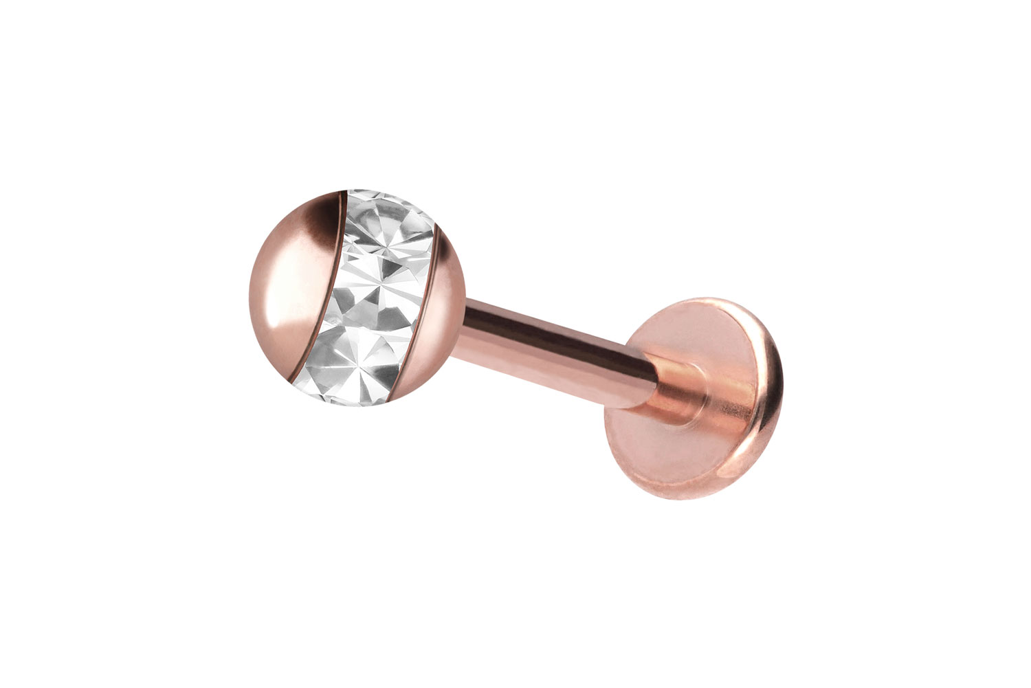 Chirurgenstahl Labret Piercing EPOXY-RING-KUGEL